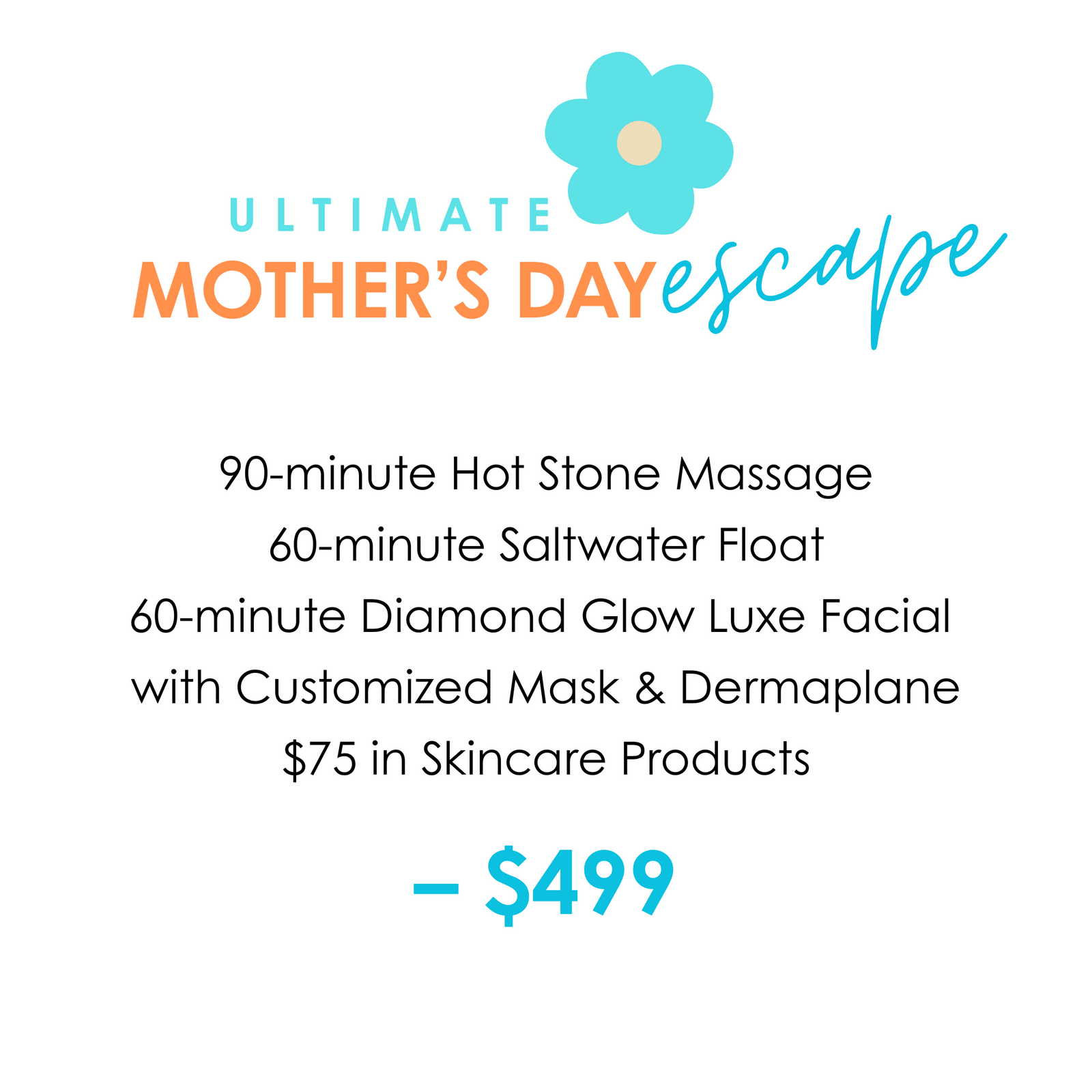 Ultimate Mother’s Day Escape - Spa Package