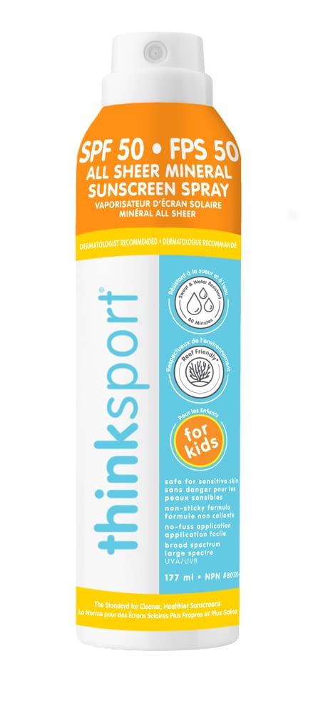 Thinksport Kids All Sheer Mineral SPF 50 Spray