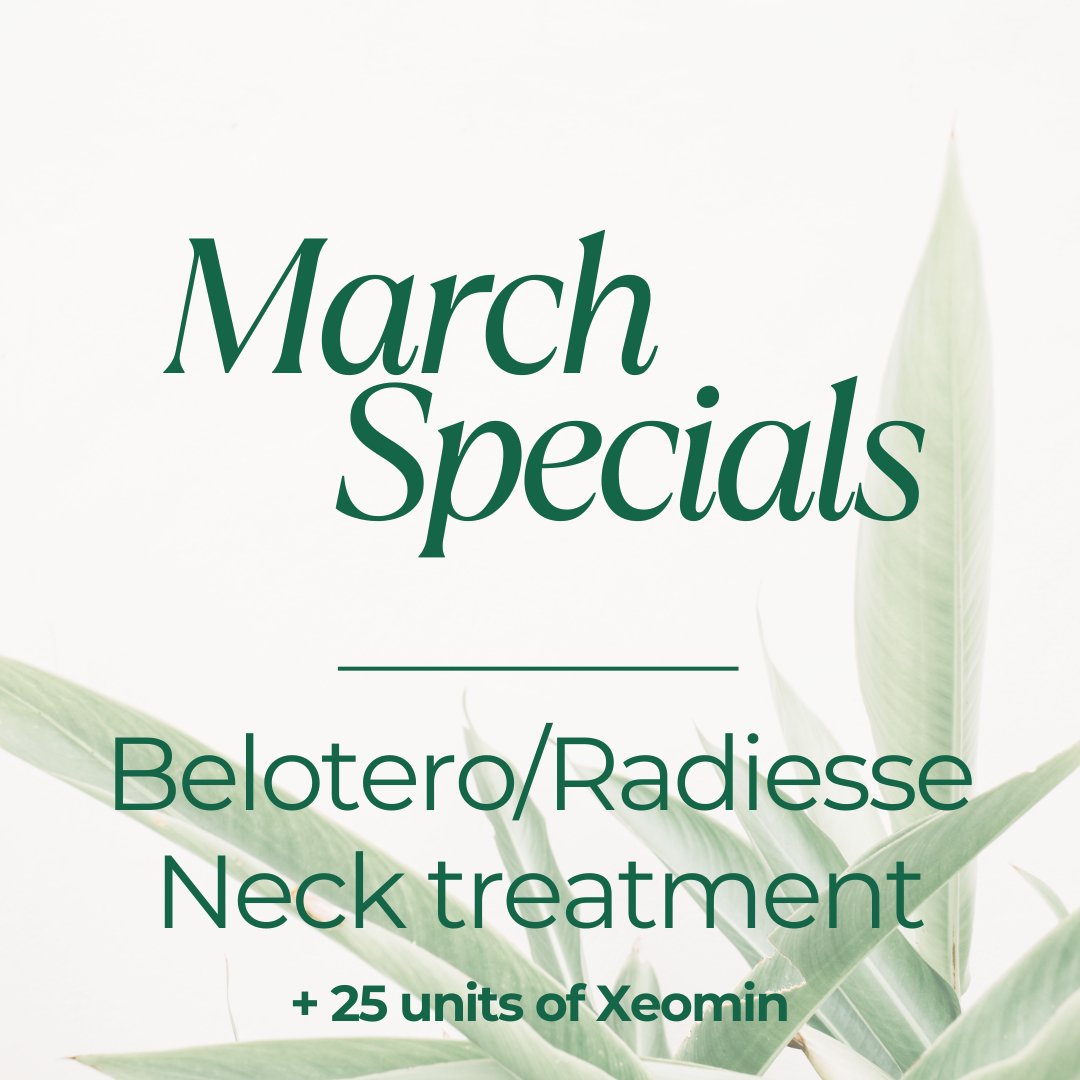 March Specials - Neck Treatment + Xeomin