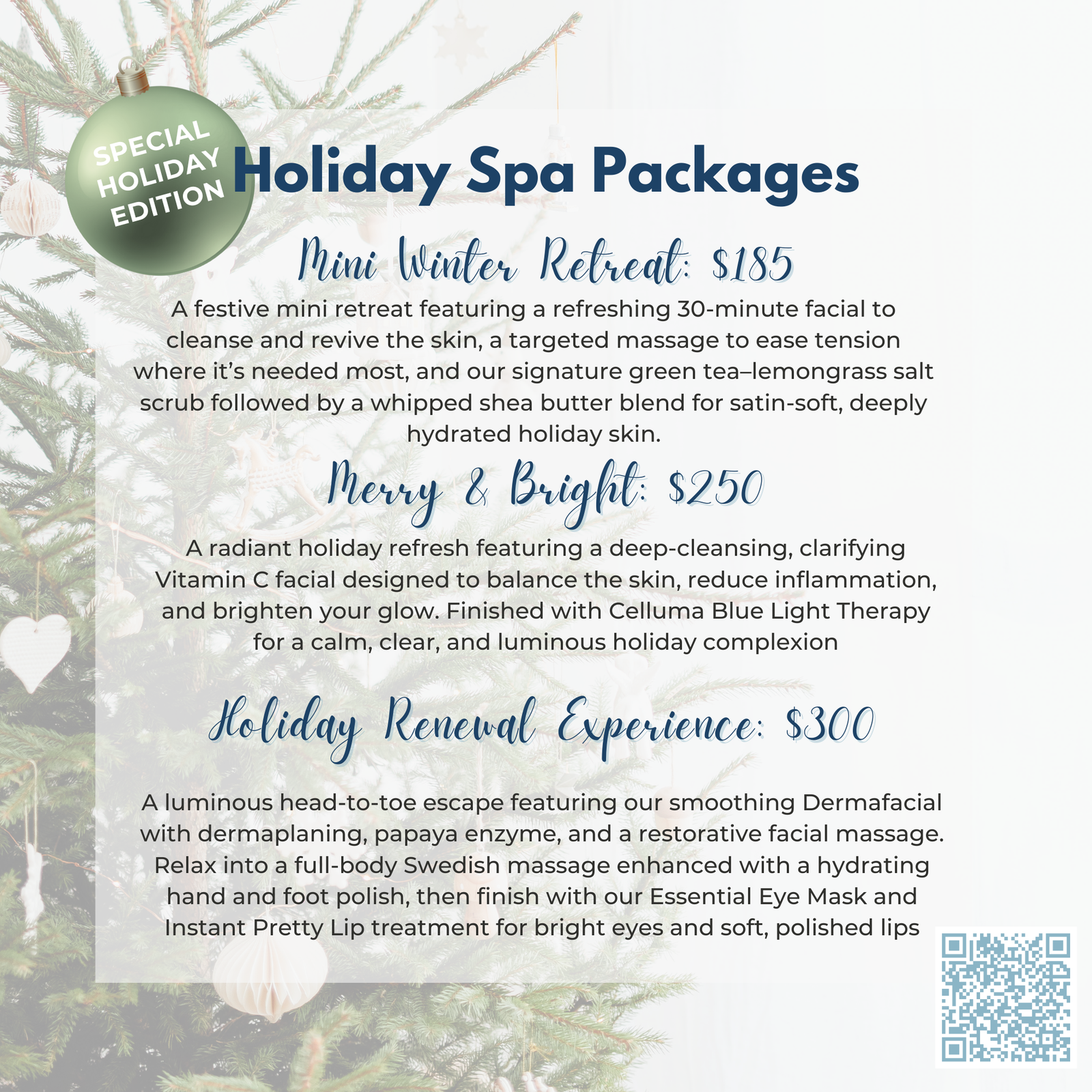 Wish Book - Holiday Spa Packages